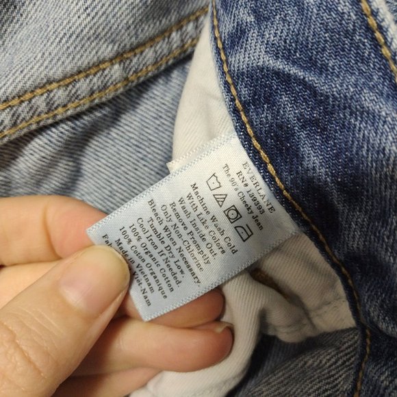Everlane 90s Cheeky straight jeans – medium blue, women’s 32 - Picture 5 of 12
